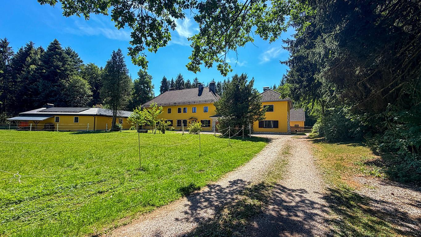 Land & Gut: Arrondiertes Gut in städtischer Alleinlage in Gmunden