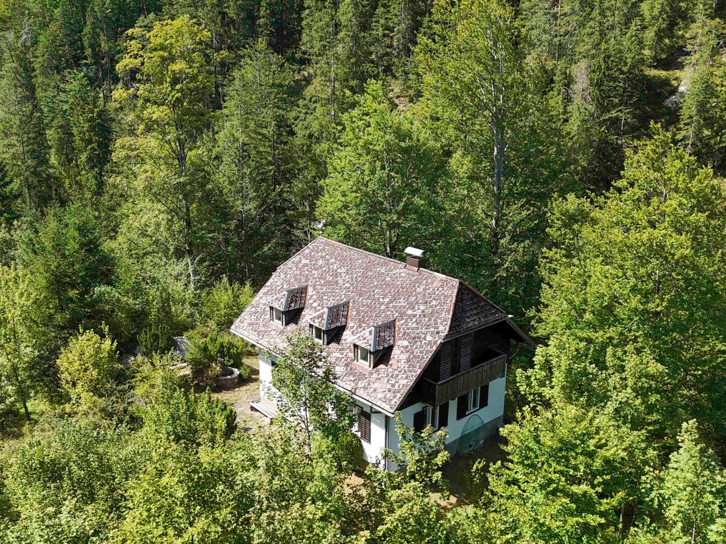 Land & Gut: Forsthaus in Allein- & Hügelkopflage mit Kaiserblick